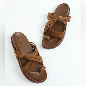Maurices Brown Sandals with Suede Straps.New with tags. Women’s Size 9